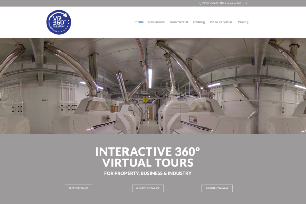 website homepage photo
